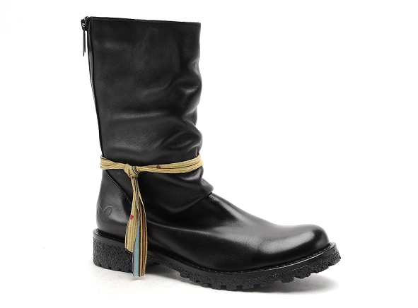 Felmini bottes plates femme d609 noir