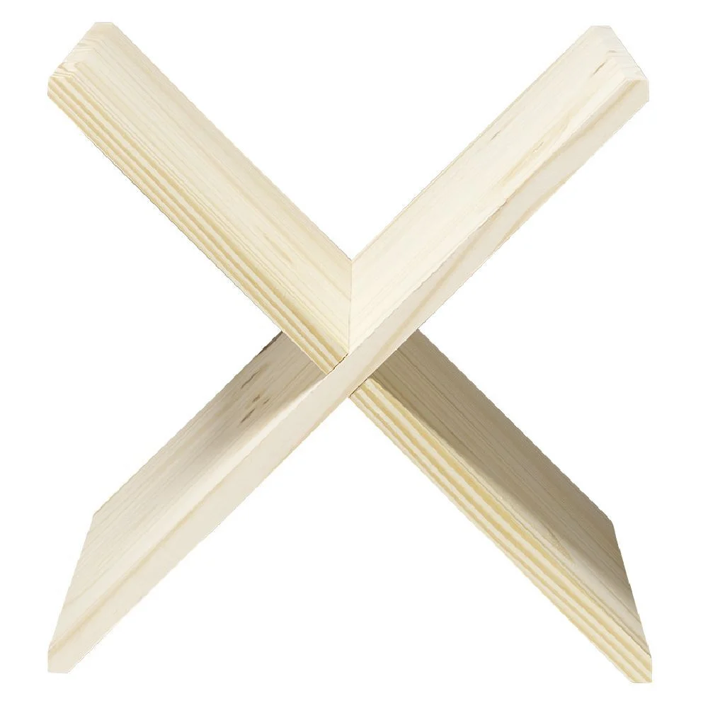 Croisillon Box Cube pin massif naturel