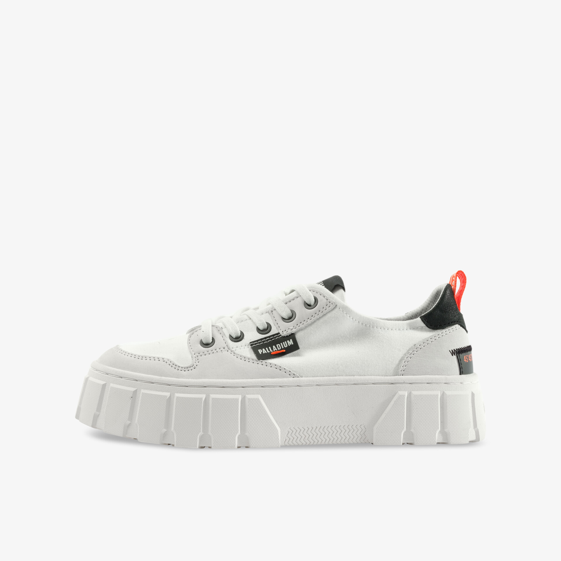 PALLADIUM PALLATOWER LO STAR Damen Leinenschuhe weiß