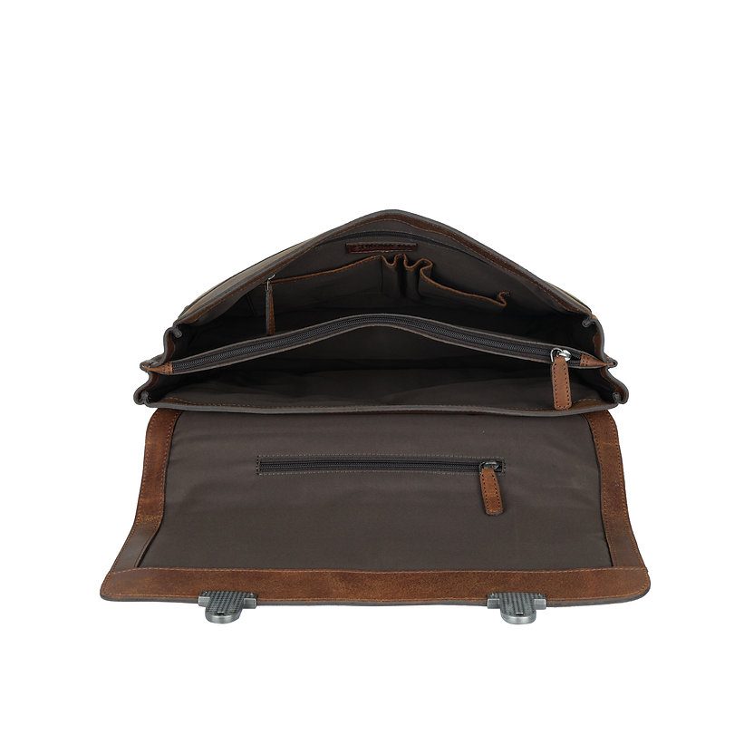 Sparwell Wallberg Winsome Wilhelm Laptop Bag 15,6 inch Cognac