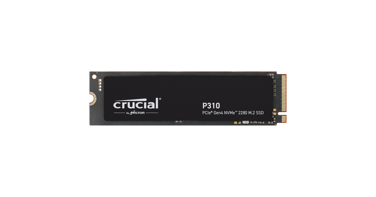 CrucialP310 500 GB SSD  (Zwart, CT500P310SSD8, PCIe Gen 4.0 x4, NVMe 2.0)