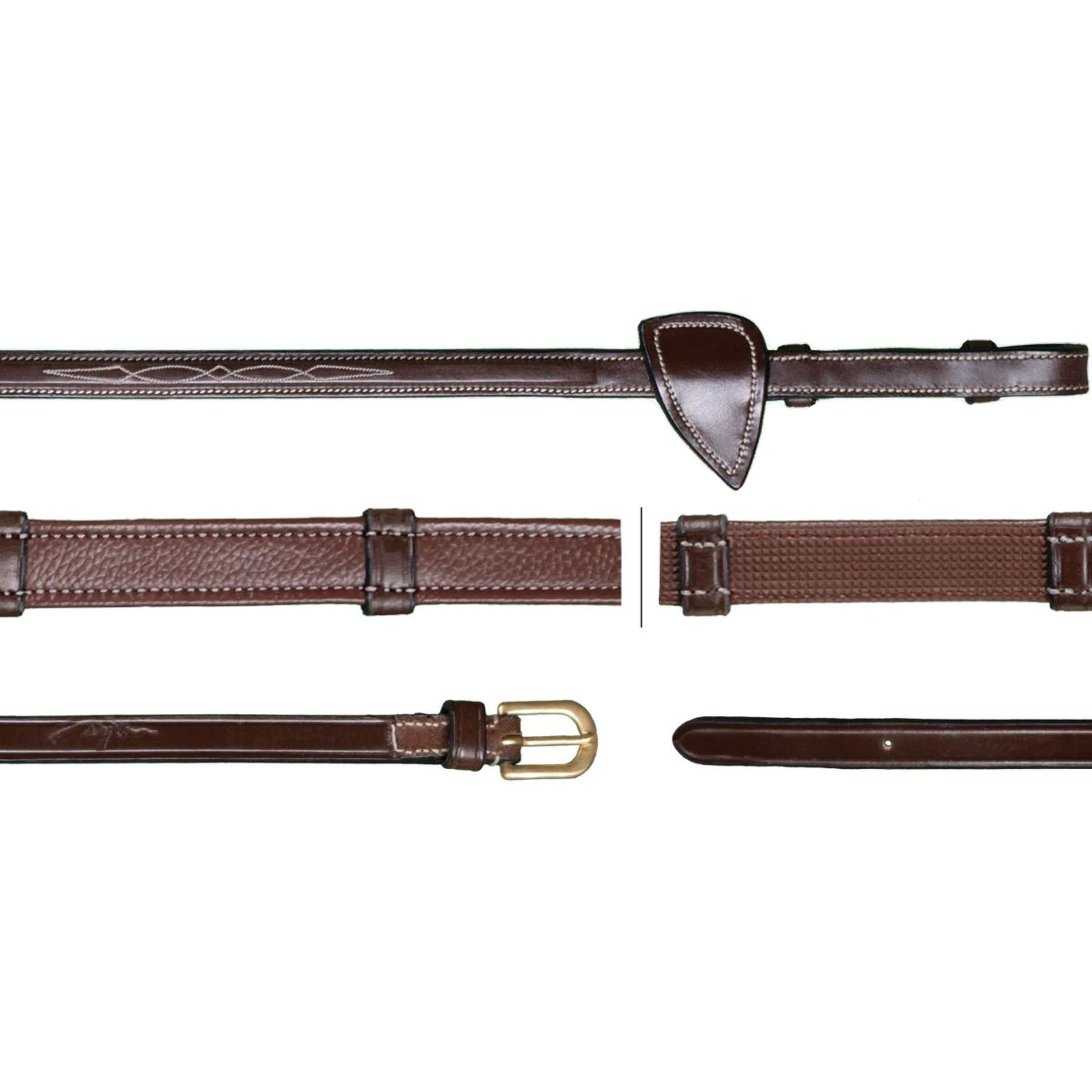 Dyon Teugels Hunter 5/8 met Leren Stops Bruin