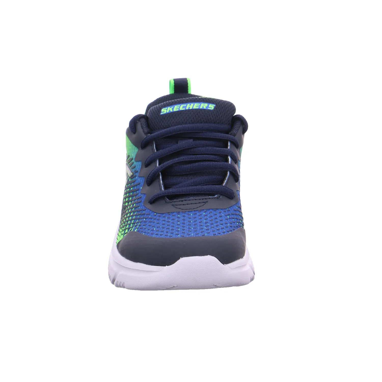 SKECHERS Jungen-Halbschuh Binder Blau Textil  Sneaker