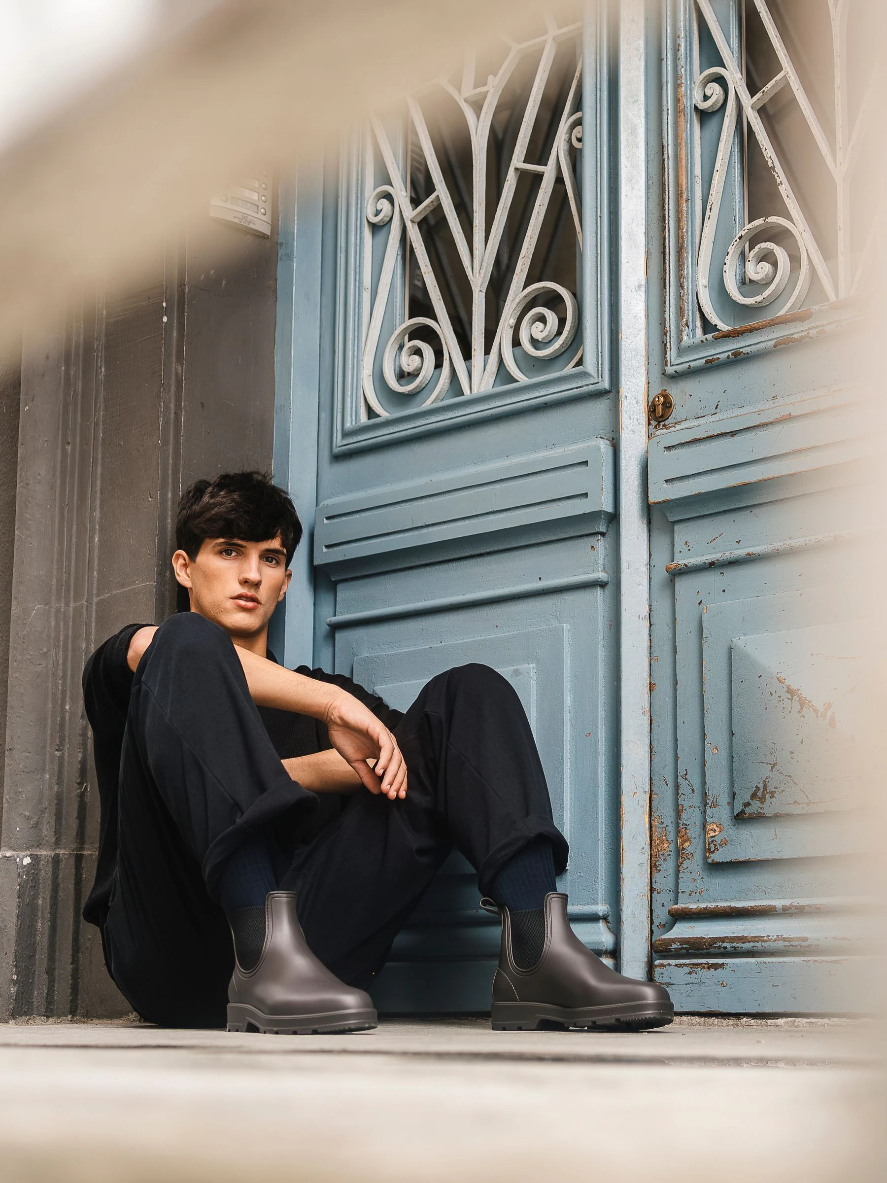 Bruin - Igor Oscar Ankle Black Wellies