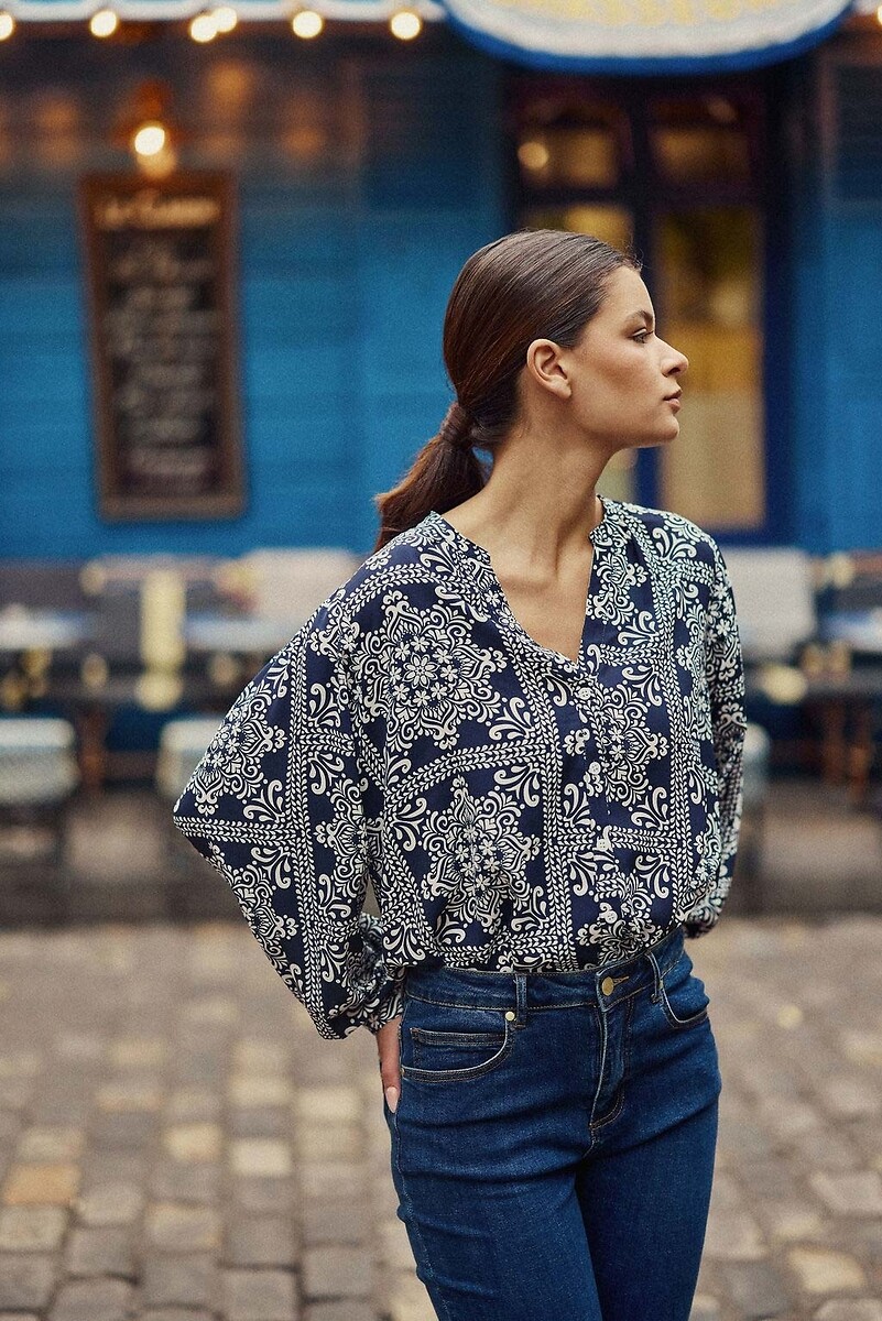 LA PETITE ETOILE<br>Blusa solta estampada CAISY