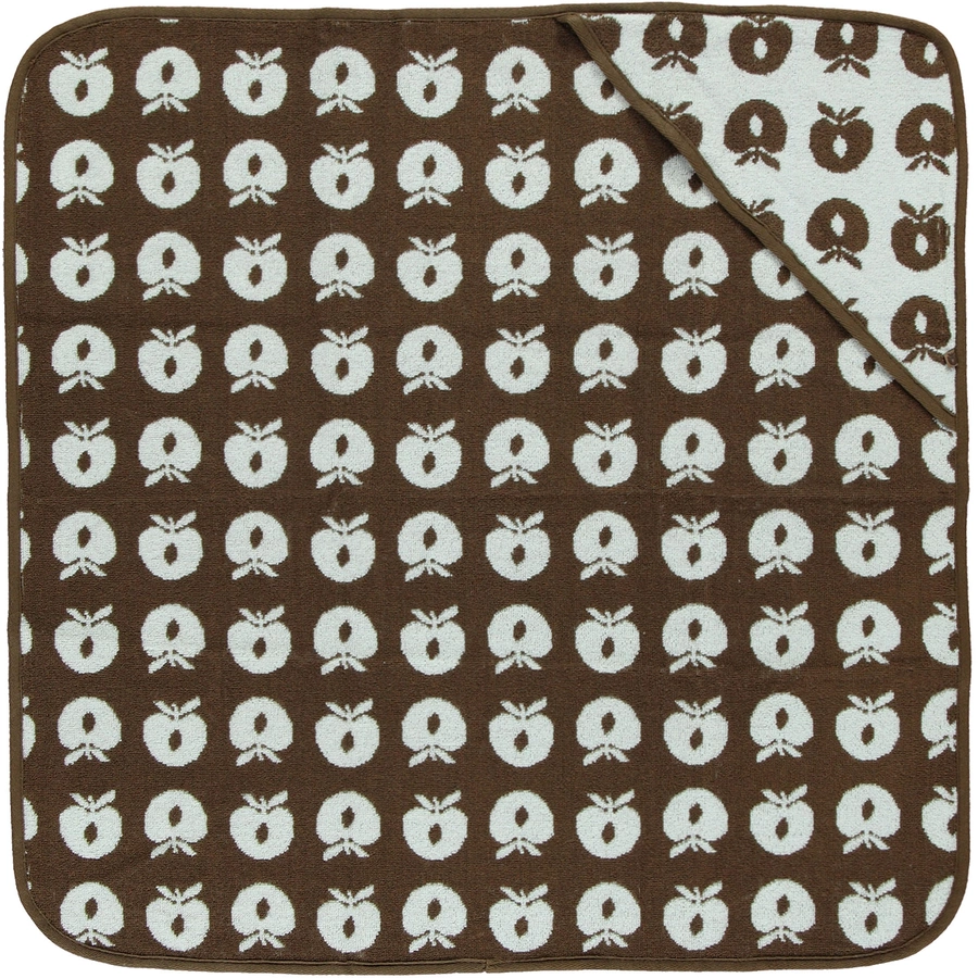Smafolk Babyhandtuch Apfel brown