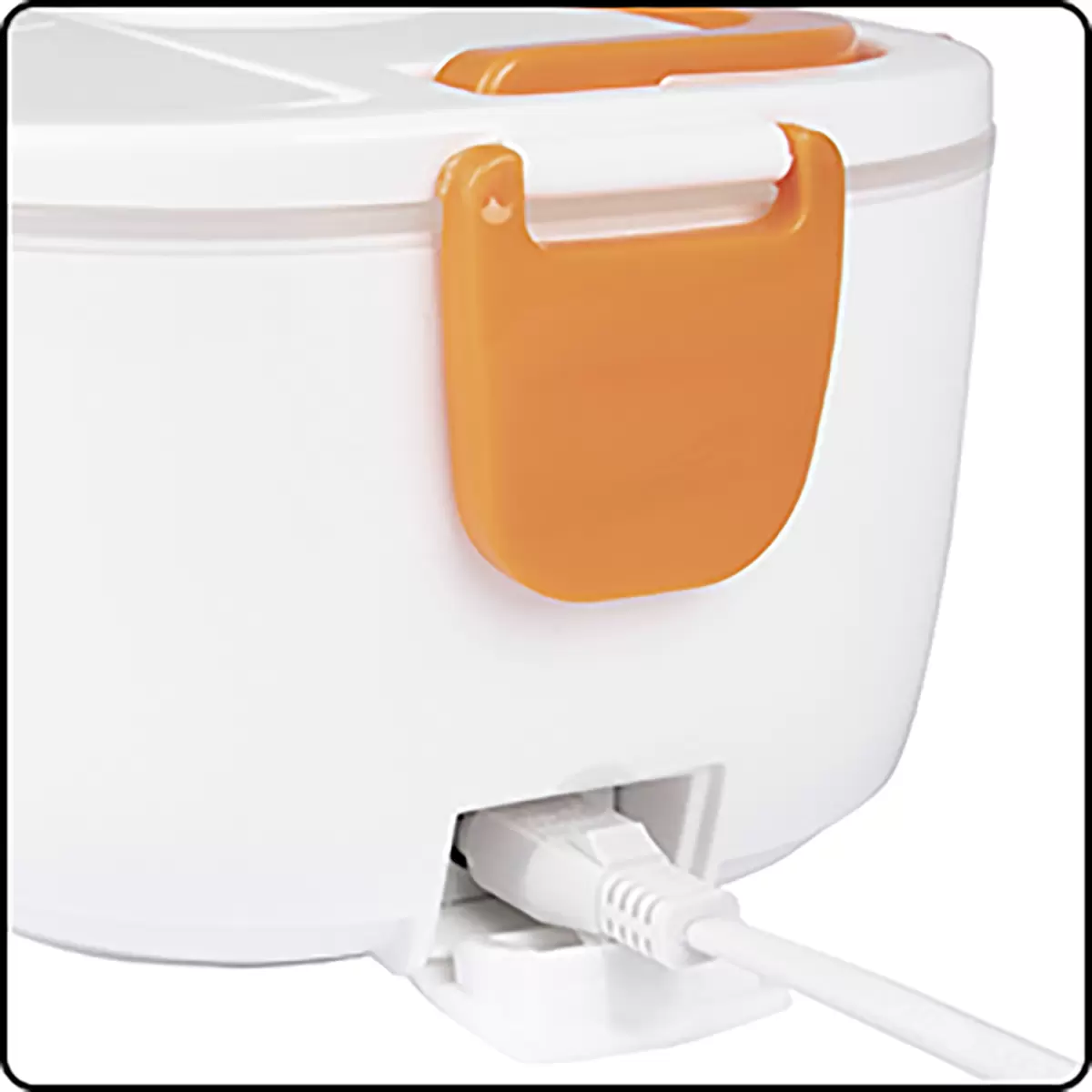 Elektrische Lunchbox Clatronic orange,weiss