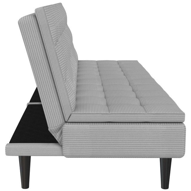 Dorel Home Schlafsofa »MAINE, Kinosofa mit Relax- und Bettfunktion, 2 Getränkehalter,« Liegefläche 190 x 110 cm, in Cord
