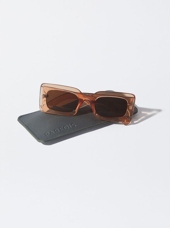 Gafas De Sol Cuadradas - Naranja