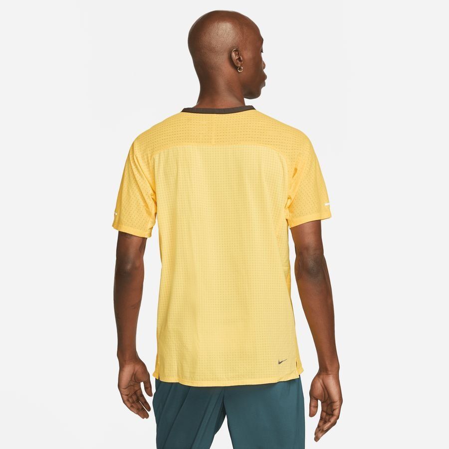 Nike Haut Running Dri-FIT Trail Solar Chase - Citron/Noir