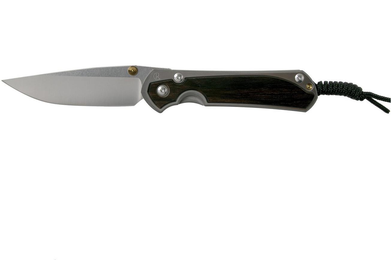 Chris Reeve Sebenza 31 Small Macassar Ebony inlay S31-1116 zakmes