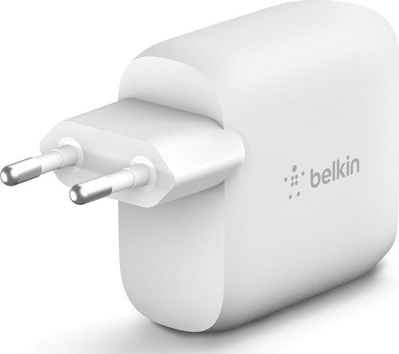Belkin - Dubbele Usb-a-wandlader - Wit - 24W - Inclusief 1m Kabel