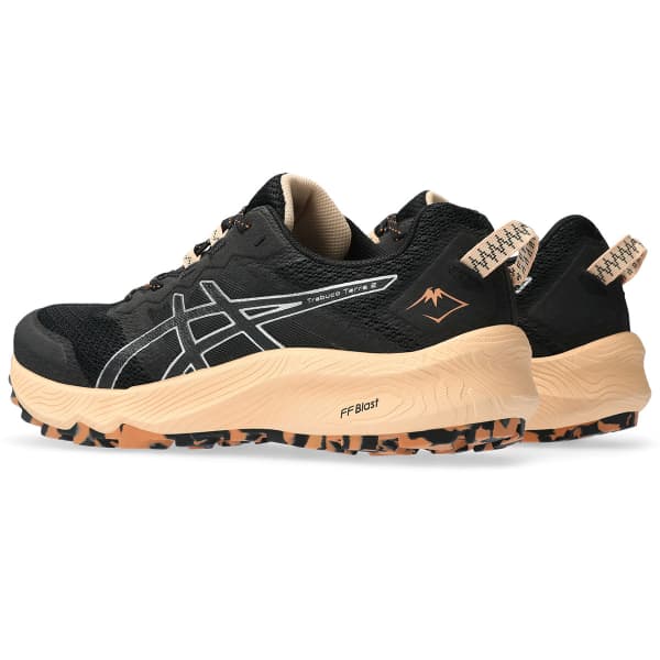 Chaussure trail ASICS TRABUCO TERRA 2 W BLACK/PURE SILVER