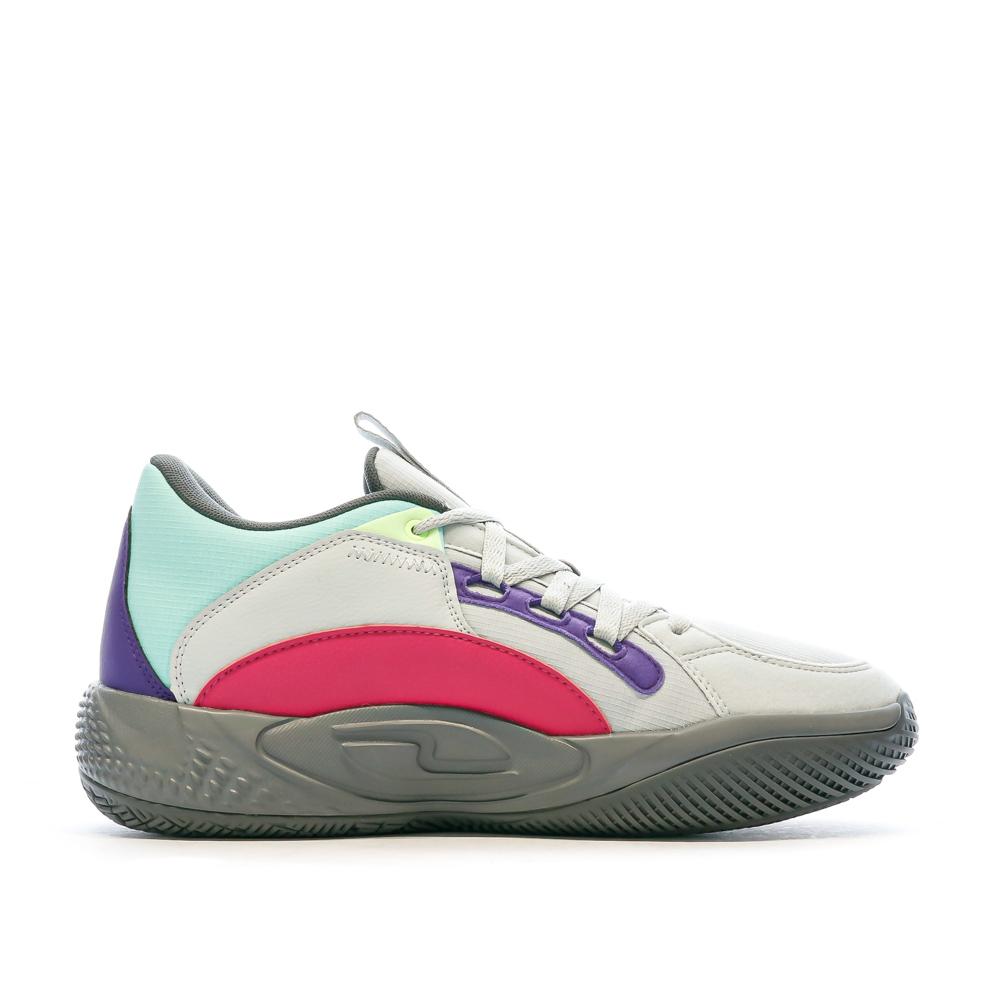 Puma Chaussures de baskets Écru/Grise Homme Puma Court Rider Day 378612