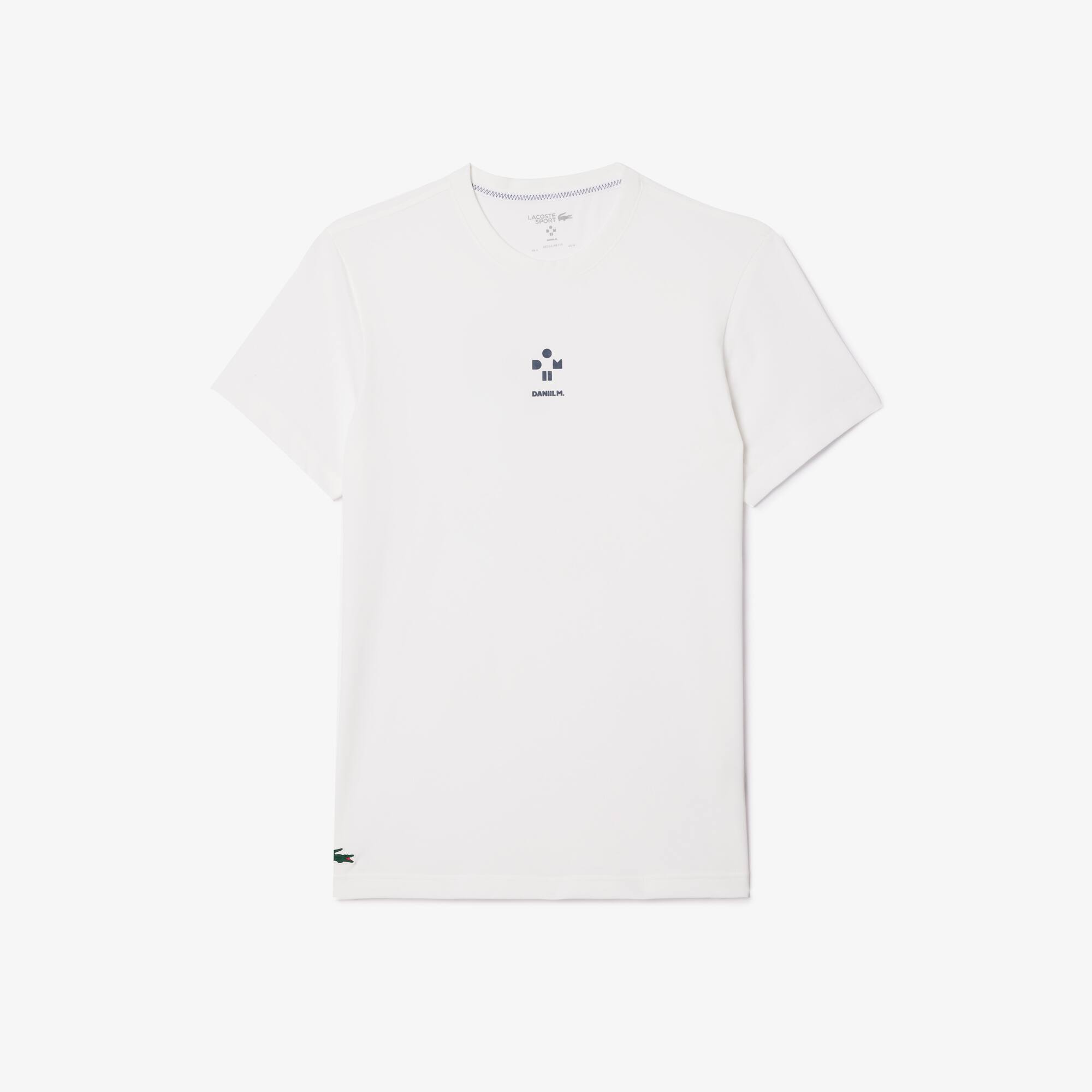 LACOSTE SPORT x Daniil Medvedev Ultra-Dry-T-Shirt T-Shirts - Weiss - Lacoste - Herren