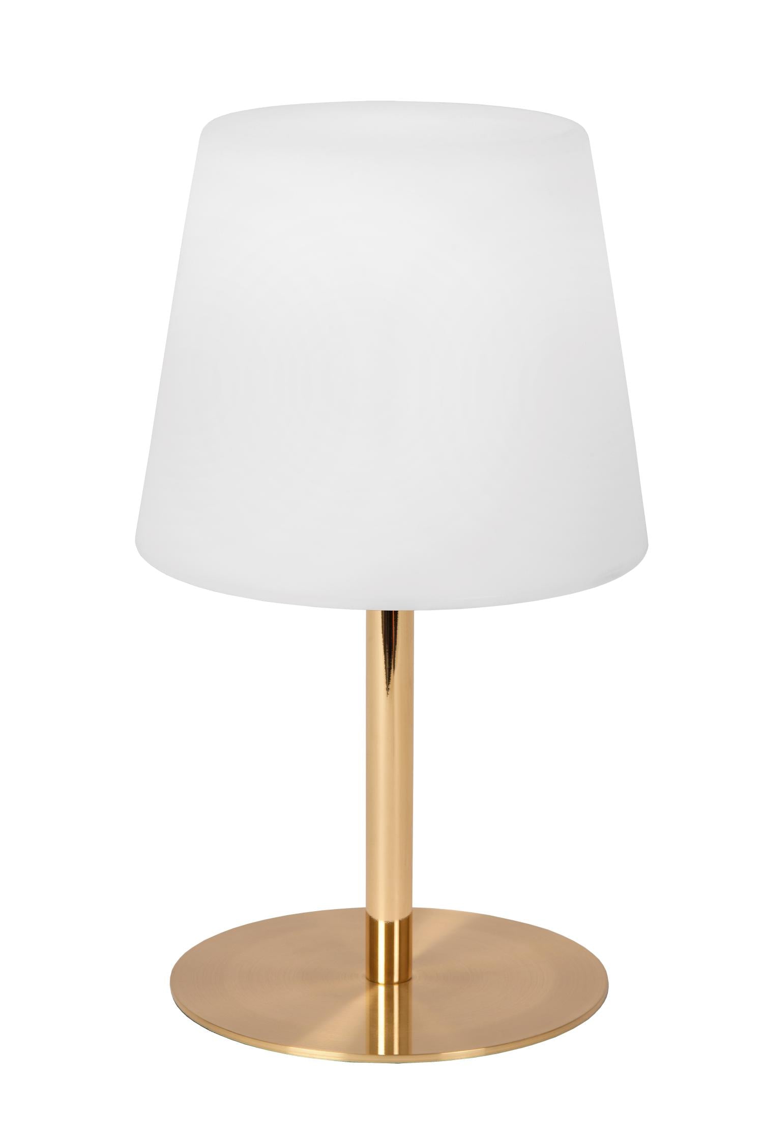 Lucide TYON Tafellamp - Mat Goud | Messing