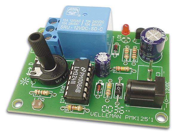Whadda Bausatz Dämmerungsschalter WSL125 Dämmerungsschalter mit Adapterausgang