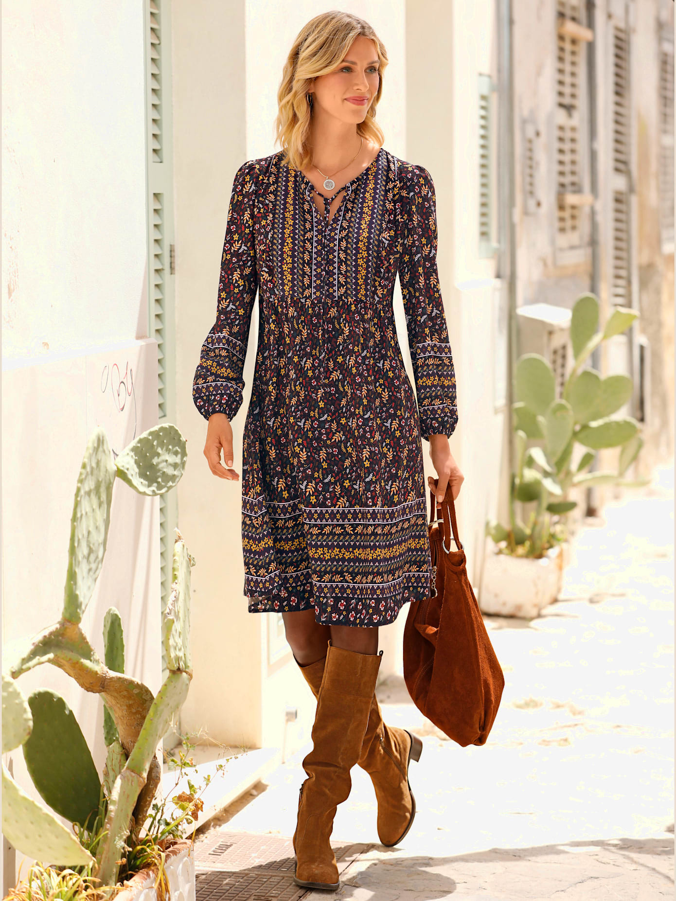Robe imprimée qualité tissée