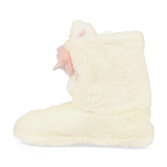 Chaussons bottines licorne BLANC MERRY SCOTT