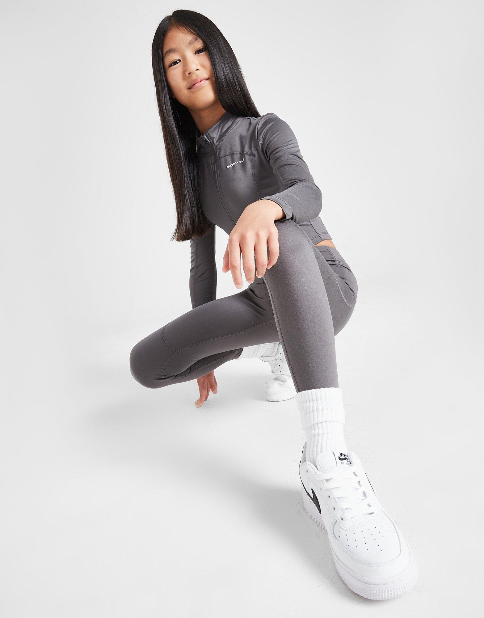 Pink Soda Sport Haut Zippé Fitness Form Junior