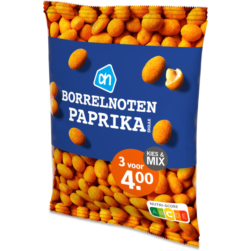 AH Borrelnoten paprika smaak