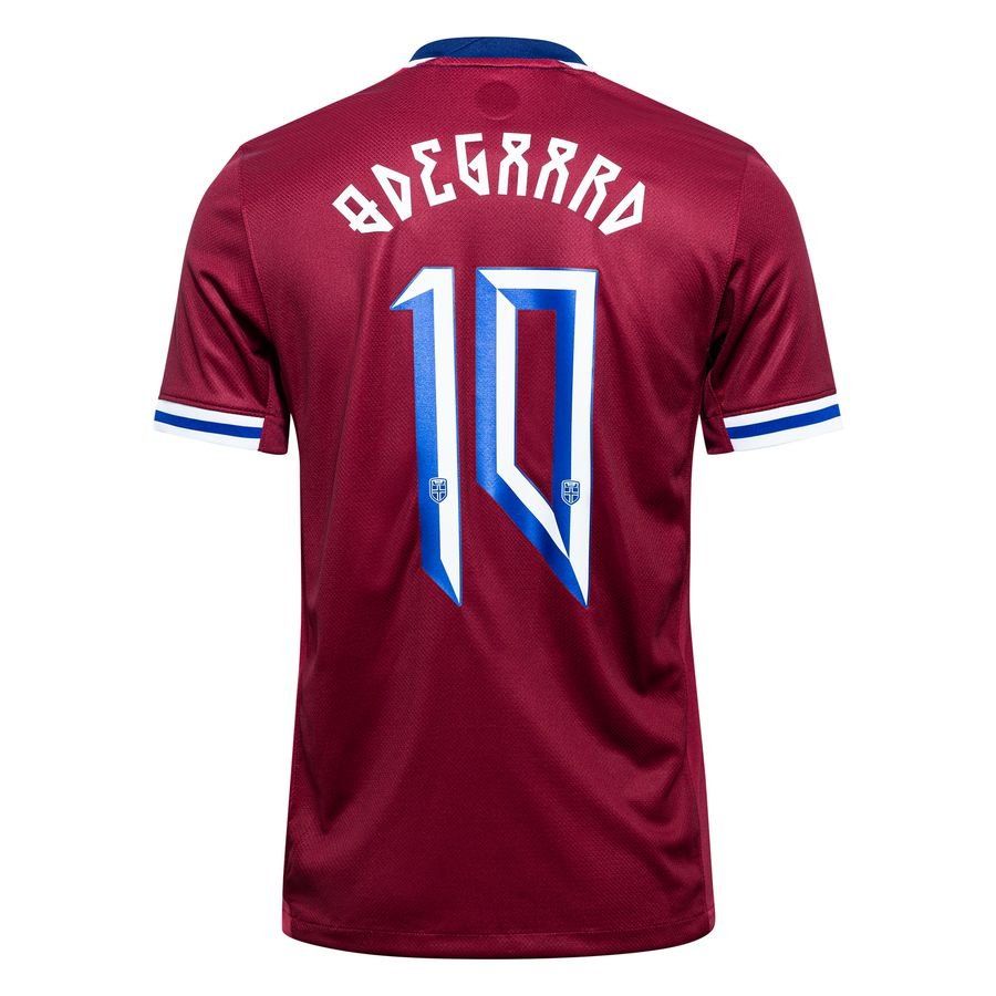 Norvège Maillot Domicile 2024/25 ØDEGAARD 10