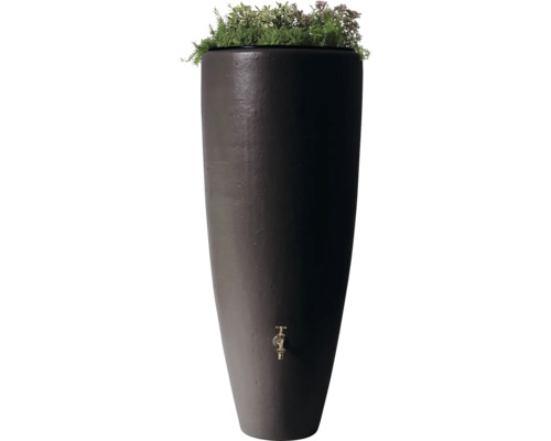 GARANTIA 2 in 1 regenwatertank inclusief plantbak, 300 L, mokka