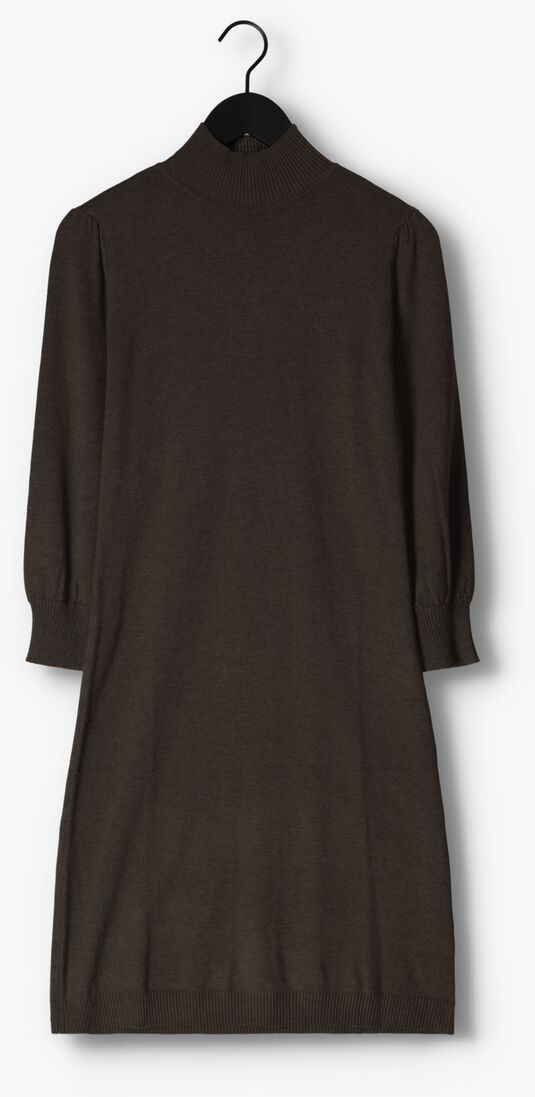 MINUS donkergroene minus mini jurk mersin highneck knit dress