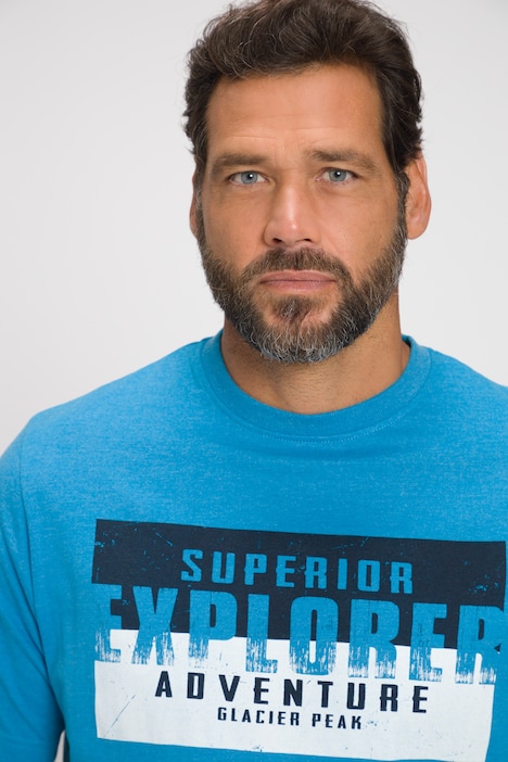 T-Shirt, Halbarm, Explorer Print