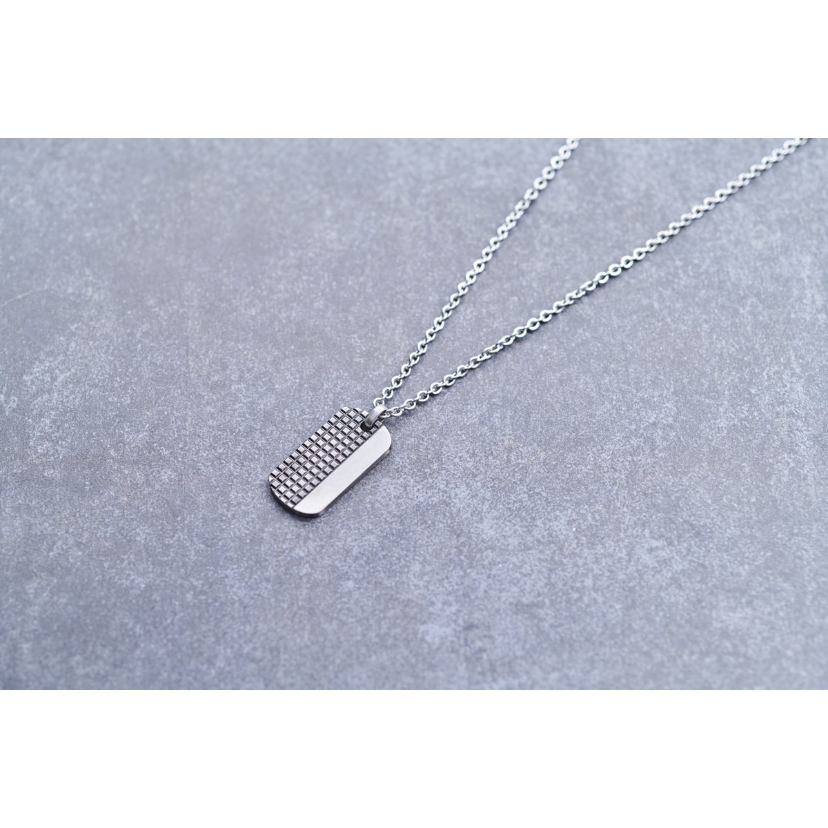 Collier mono-motif Rohan en Acier 316L