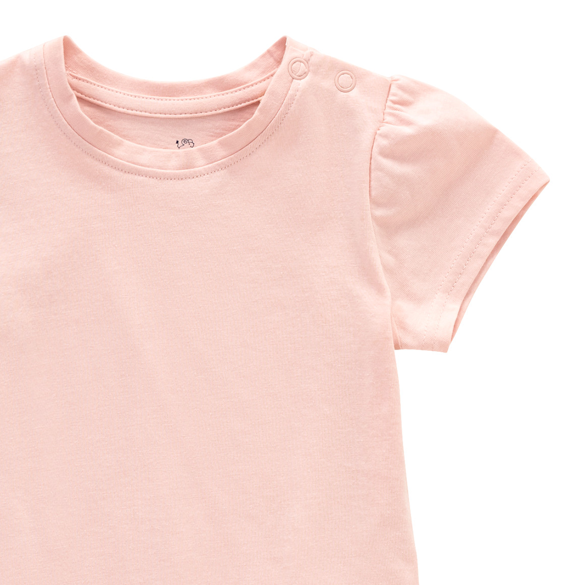 Topomini Baby Latzhose und T-Shirt im Set rosa / weiss / apricot