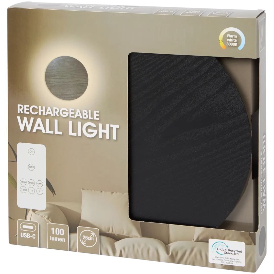 Applique murale rechargeable