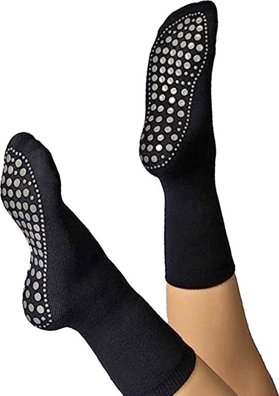 Malinsi® Sokken Antislip 3-Pack - 3 Paar Noppen Design maat 36-41 - Huissokken Dames en Heren anti slip