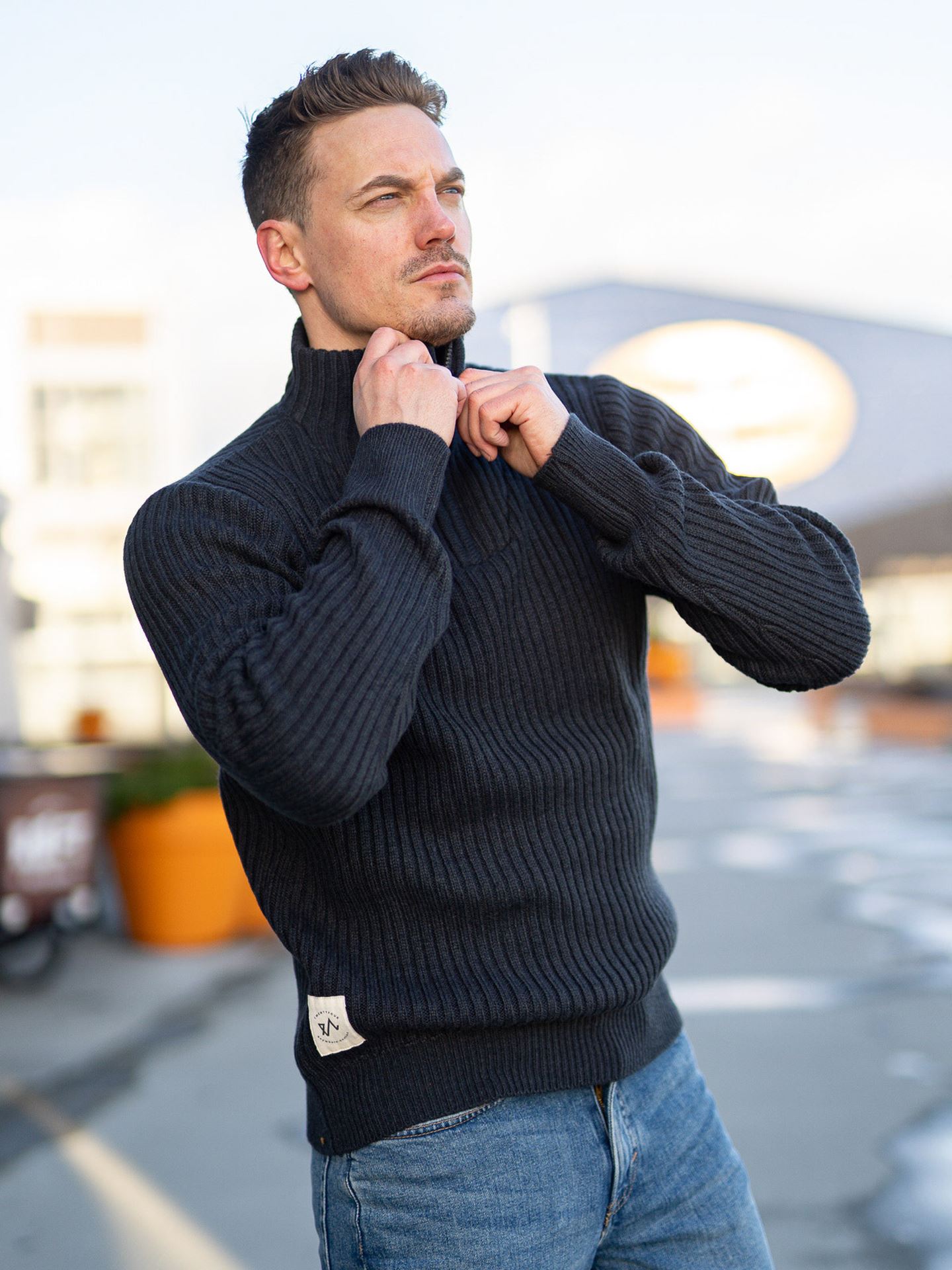 Finse Half Zip Ullgenser