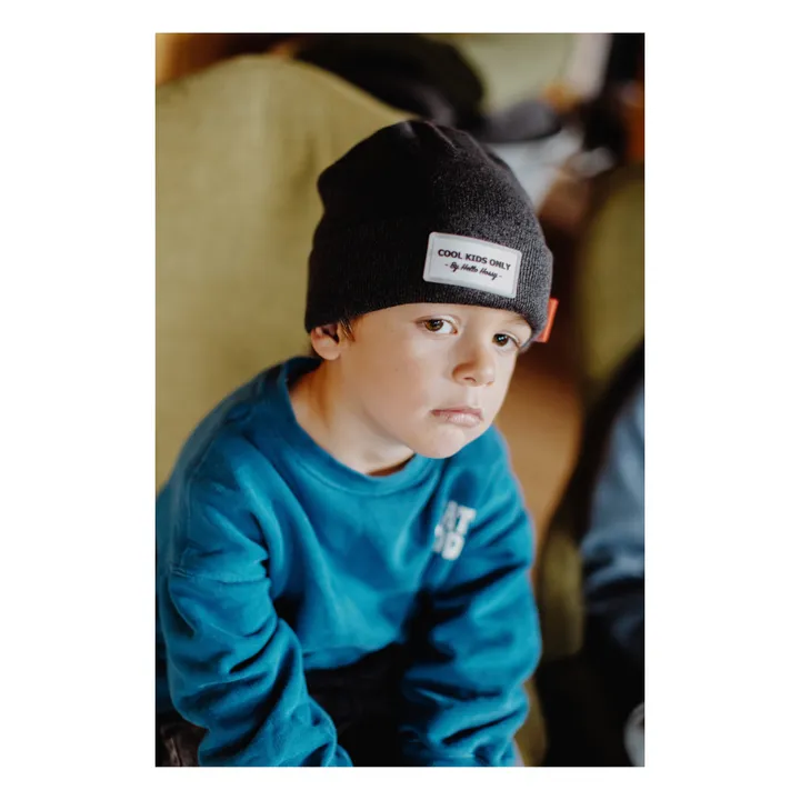 Hello Hossy Bonnet Urban Chiné Coton | Noir