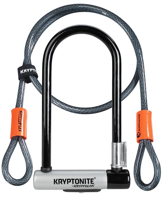 Kryptonite KryptoLok Mini 7 + KryptoFlex Kabel 120cm kaufen | Bike-Discount