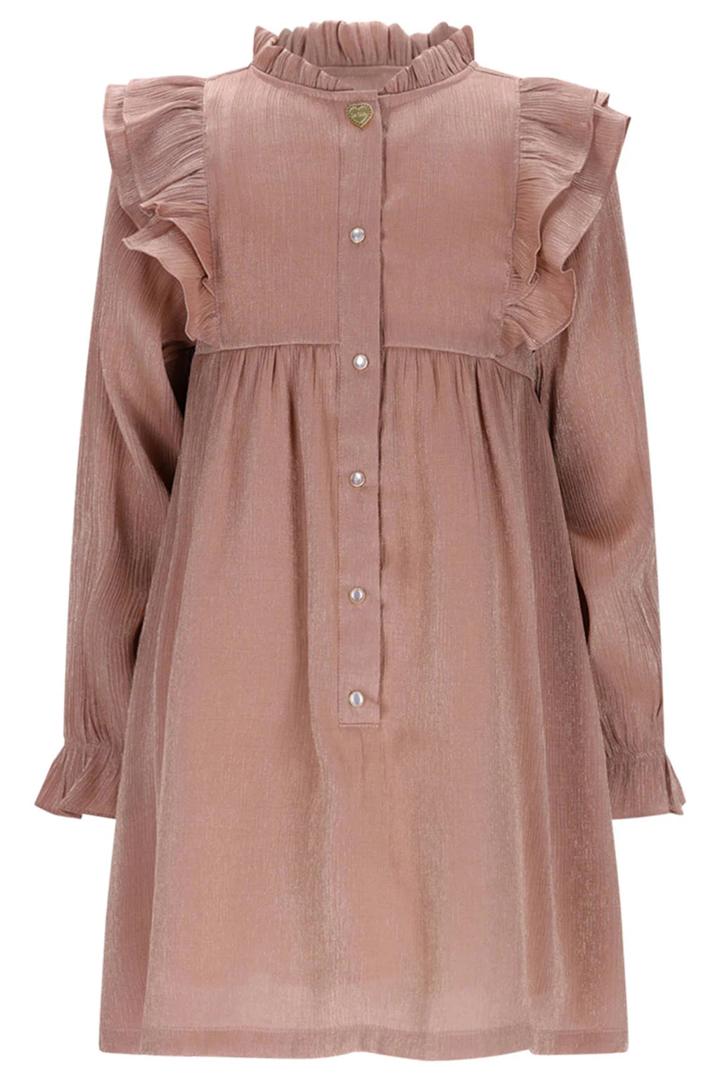 Le Chic A-lijn jurk bruin