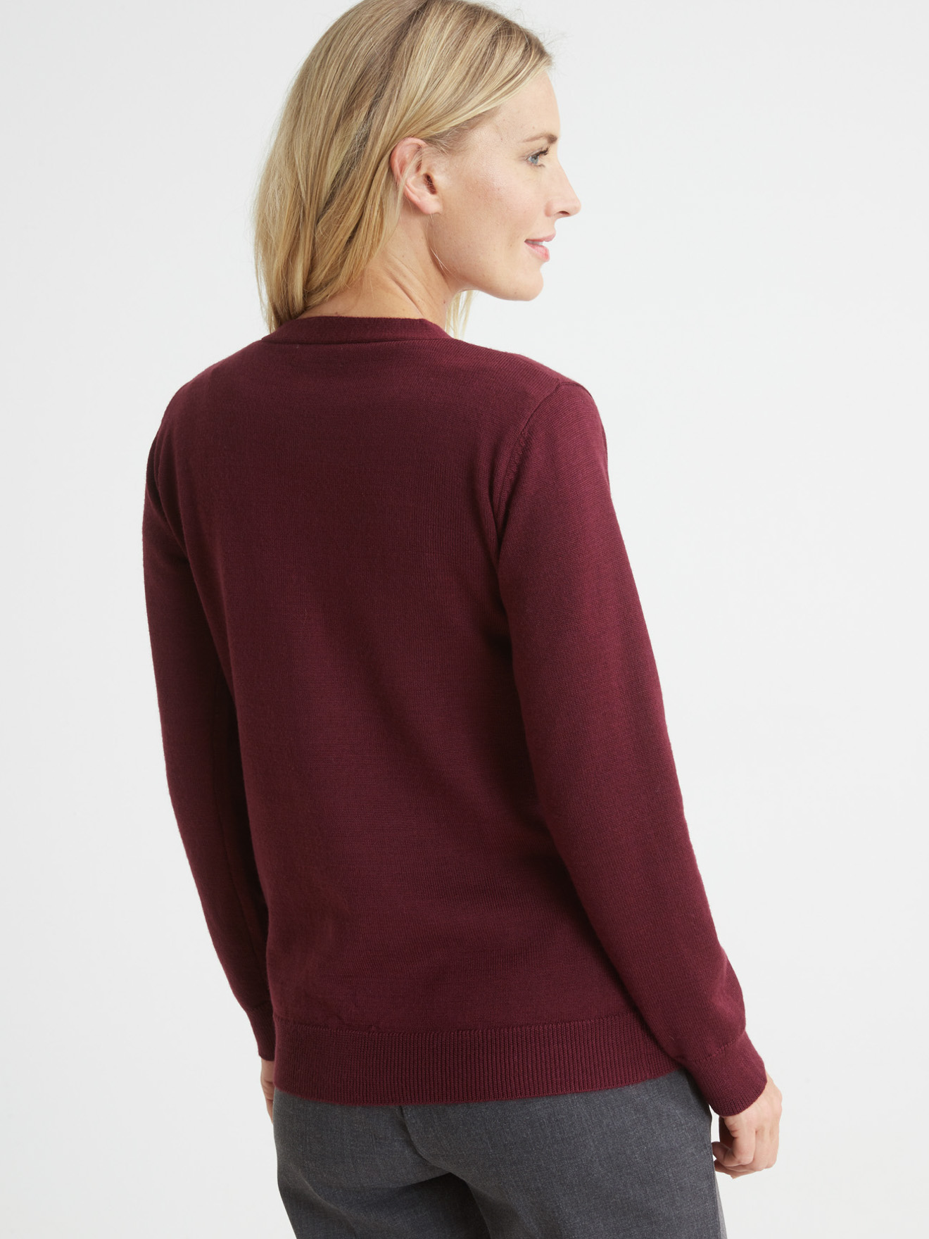 Gilet classique, 50% laine mérinos