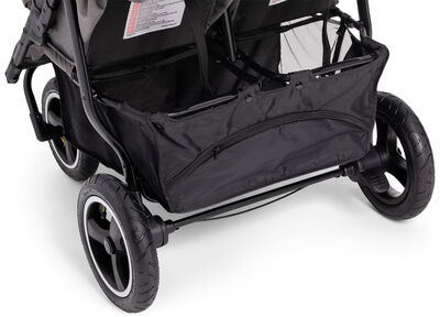 Beemoo Swing Søskenvogn, Grey Melange
