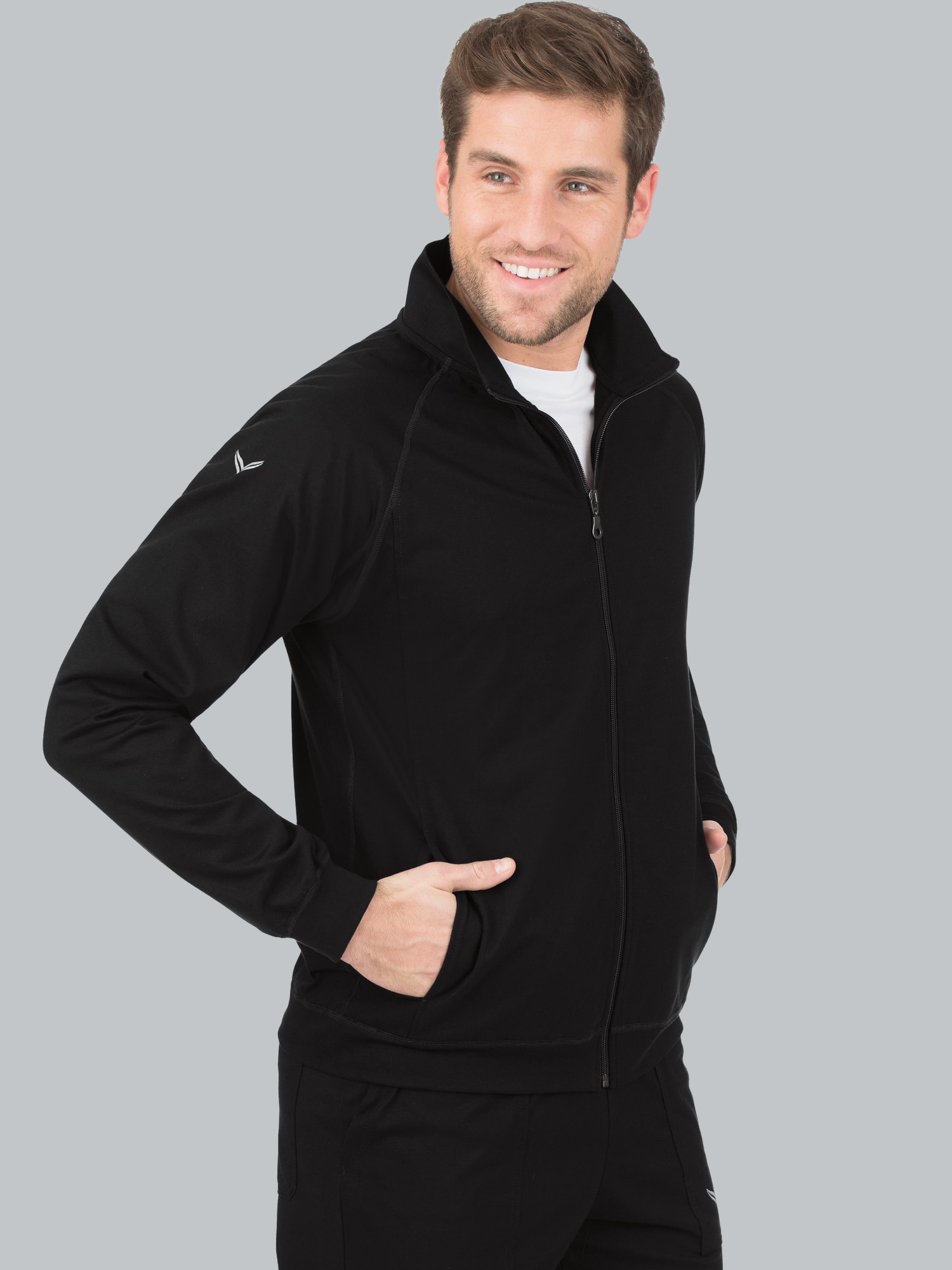 Raglanjacke Schwarz