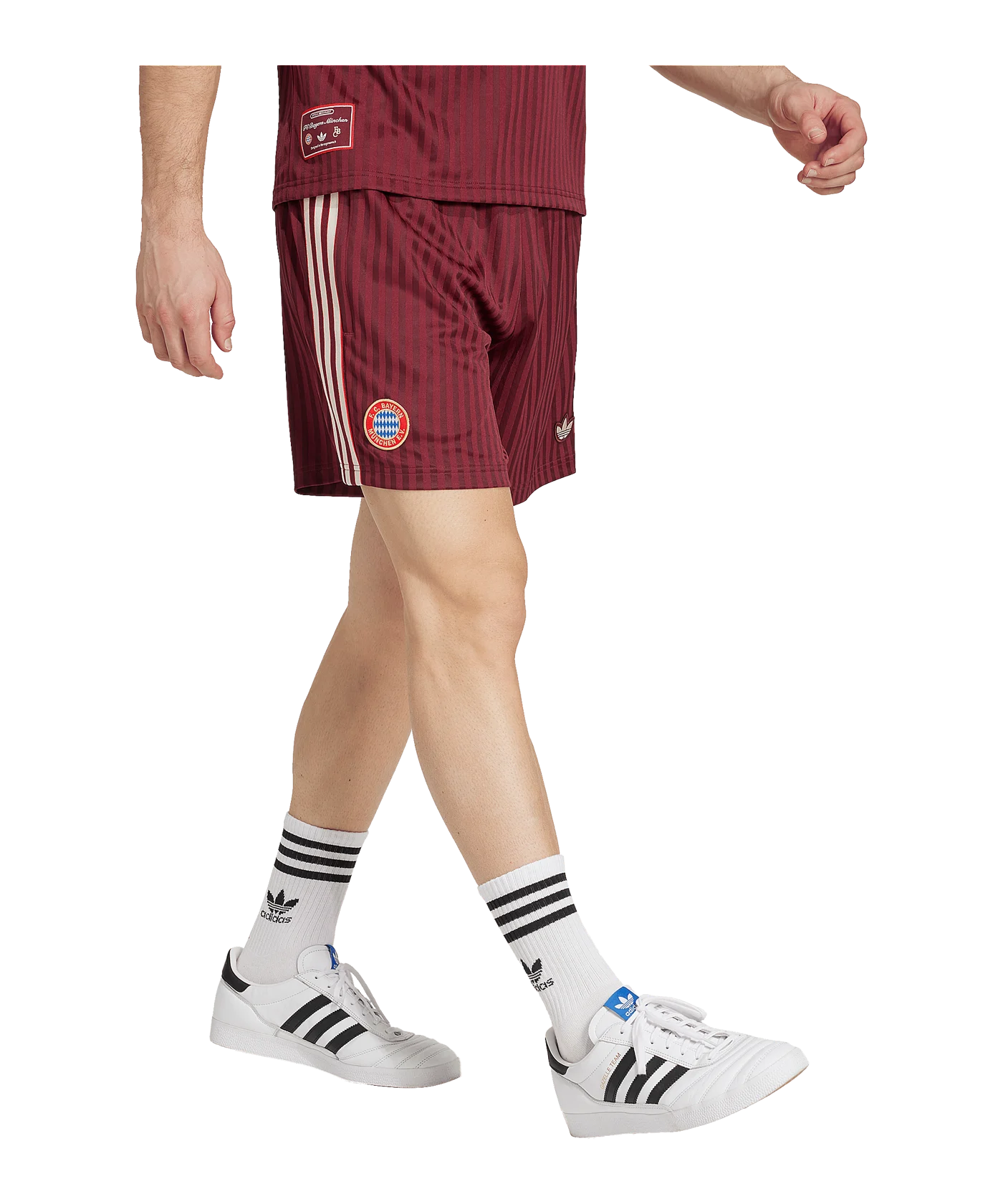 adidas FC Bayern München Terrace Icon Short Rot