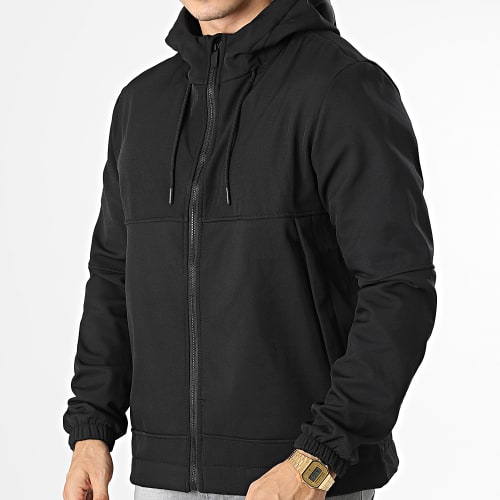 Veste Zippée Capuche E340 Noir