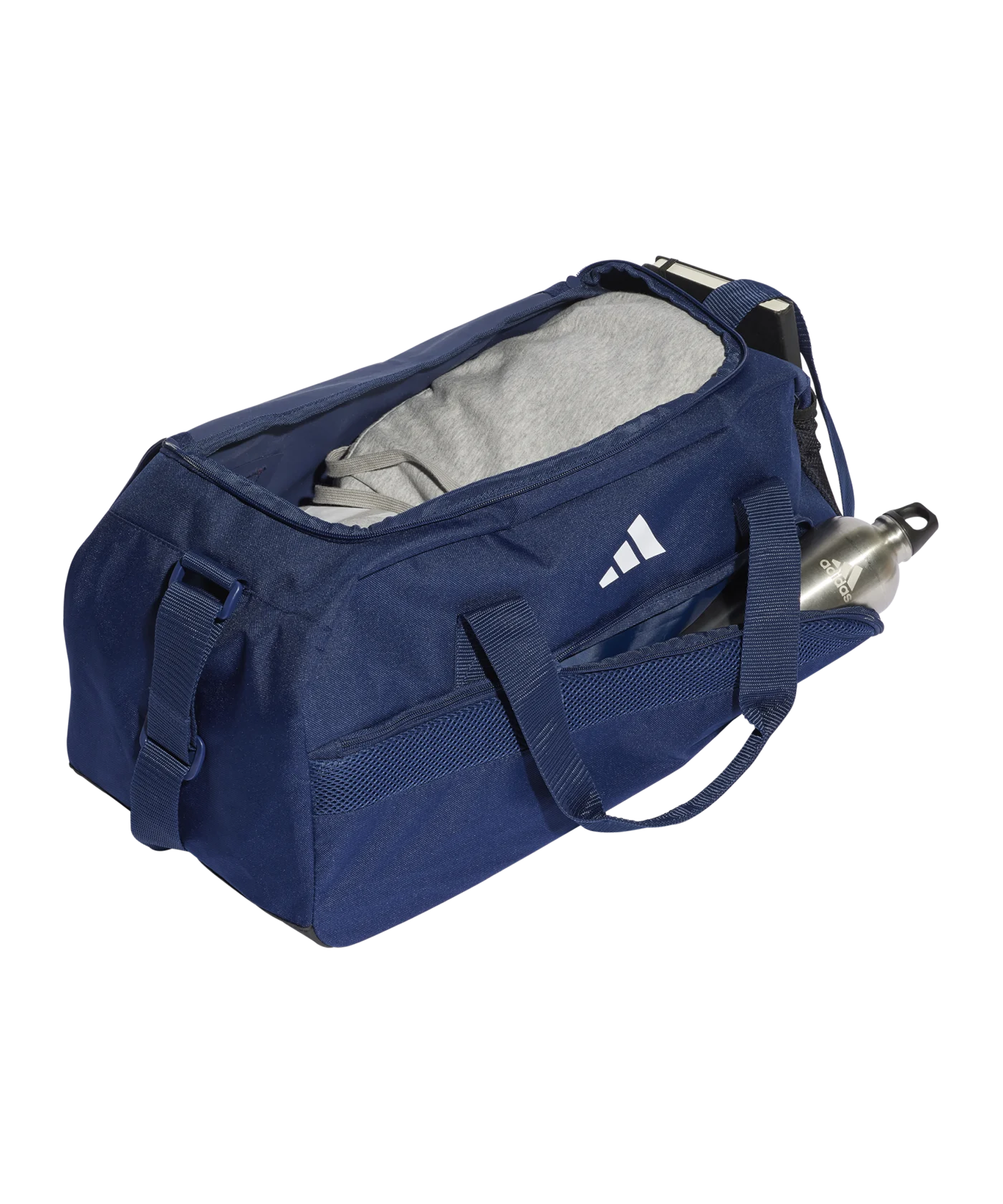 adidas Tiro League Duffel Bag Gr. S Blau Schwarz