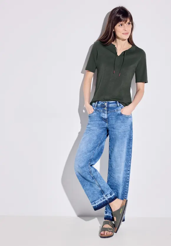 Flammgarn Tunikashirt - strong khaki