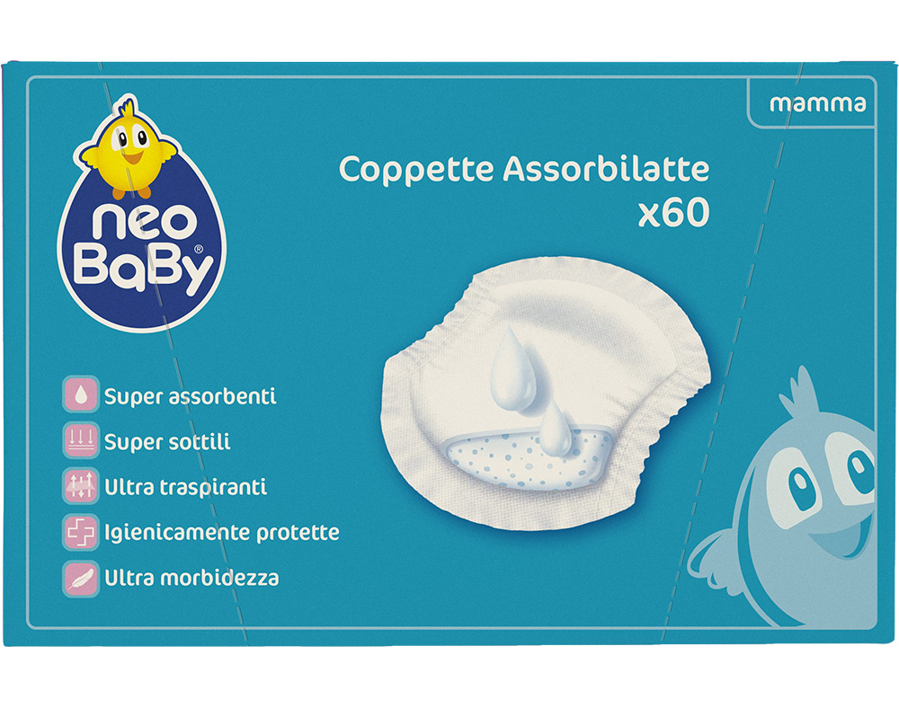 DISCOS DE AMAMENTAÇÃO NEO BABY PACK 60 UNIDADES