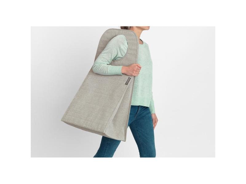 Brabantia Wäschesammler faltbar, 55 Liter, Grau Wäschesack