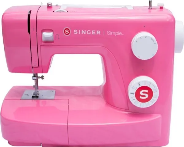 Singer 3223R - Symaskine - 23 søm - 1 fire-trins knaphul - rød