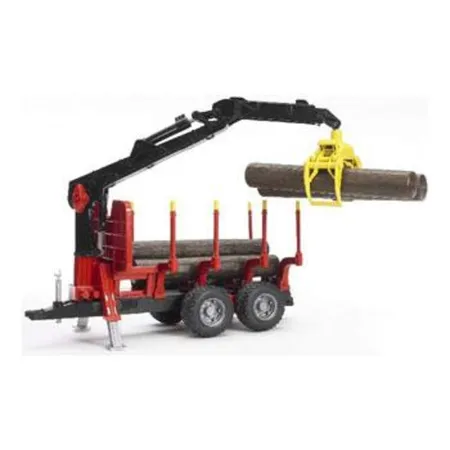 BRUDER® 2252 Rückeanhänger mit Ladekran