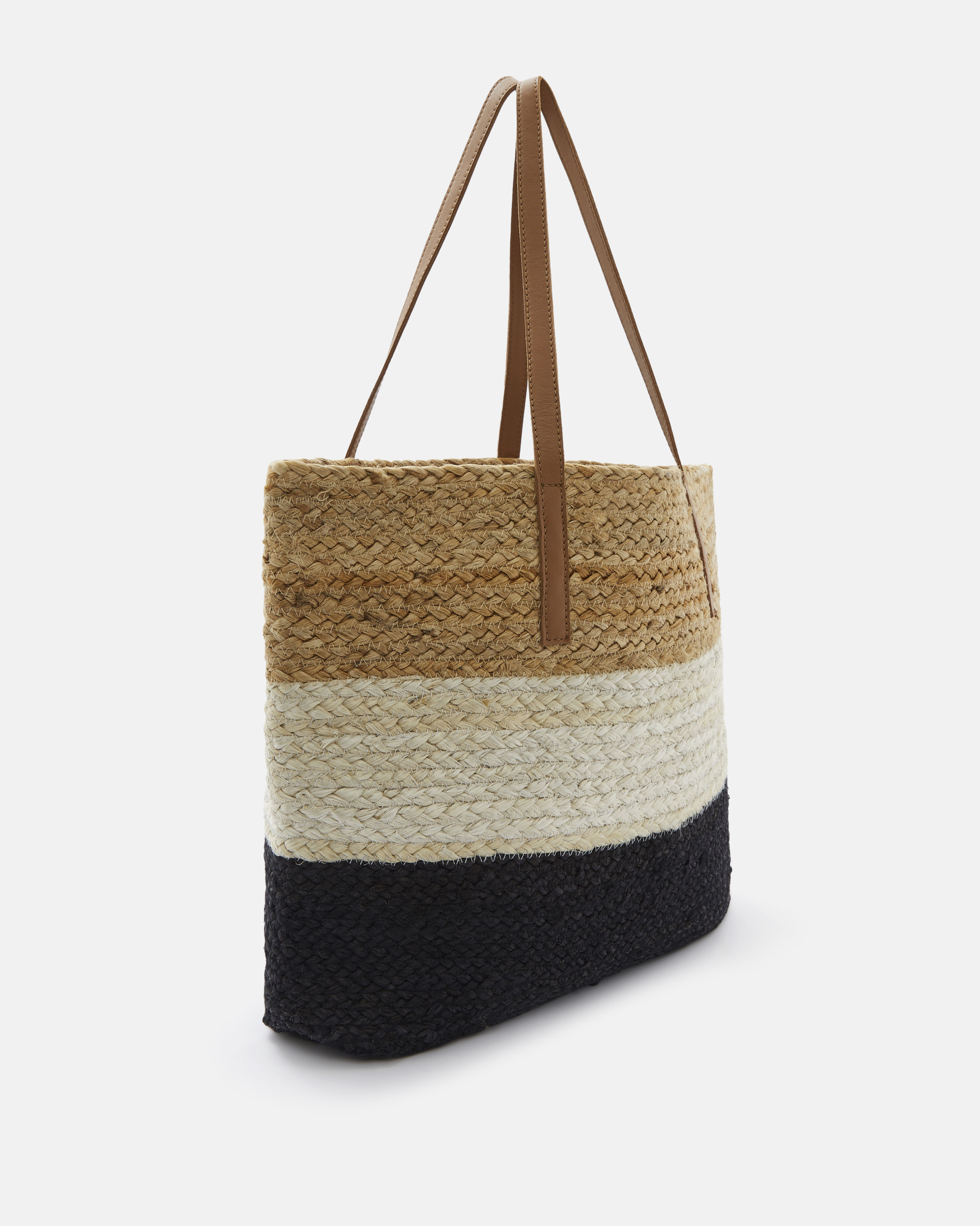 CABAS AMAURY Naturel noir