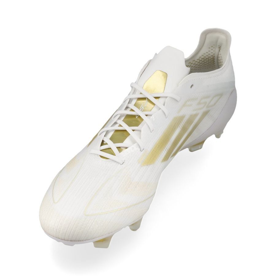 adidas F50 Elite FG Day Spark - Blanc/Doré/Blanc